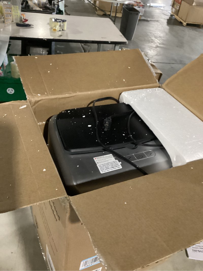 Condition photo showing Good Condition for bonsaii paper shredder for office, 120-sheet autofeed heavy duty shredder for home office use, 30 minutes/micro cut/p-4 high security level/6 gallon large bin