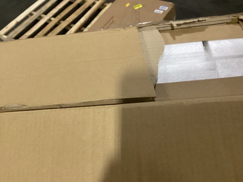 Freestanding Dog Gate - 5-Panel Foldable Indoor Pet Fence - 91x24-Inch Extra Wide Wood Dog Gate for 