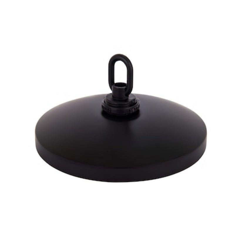 Project Source 4.92-in Black Metal Ceiling Light Mount