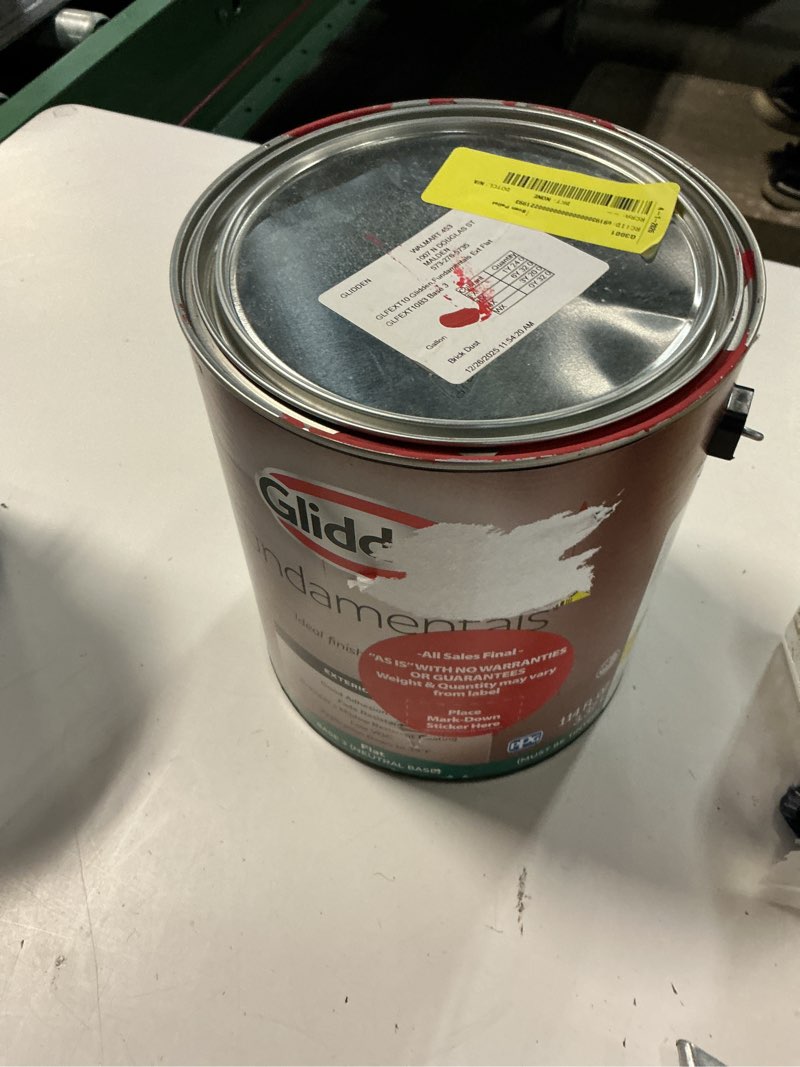 Condition photo showing As Is for 5 gal. ppg1094-1 irresistible semi-gloss interior latex paint