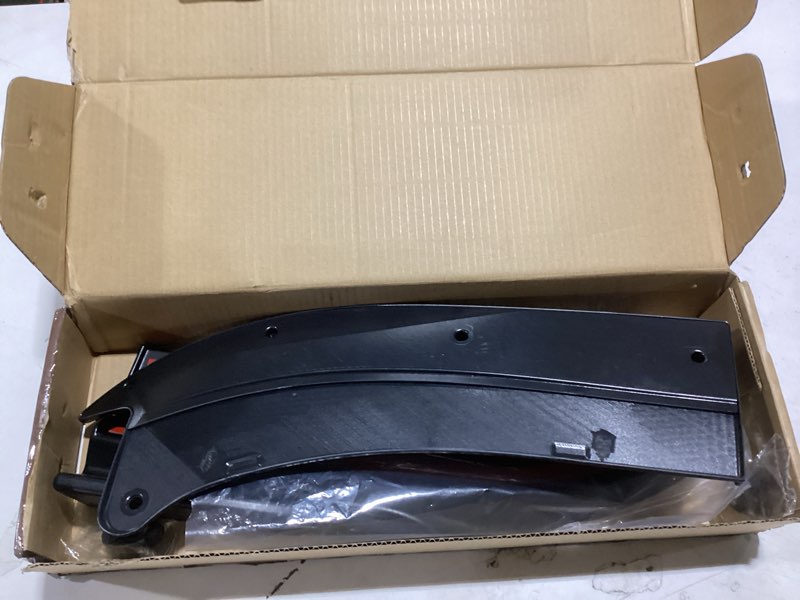 Condition photo showing As Is for glossy black rear window top roof spoiler visor wing,fit for honda accord 2018 2019 2020 2021 2022 4 door sedan,sporty look painted abs plastic material automotive parts glossy black top window spoiler