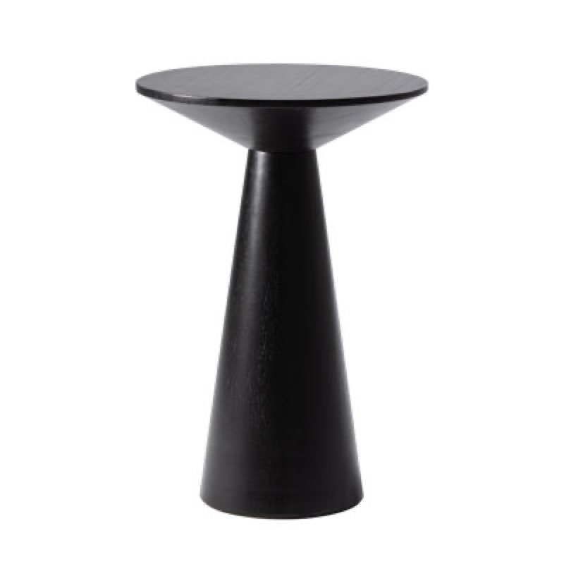 bozovich solid wood pedestal end table