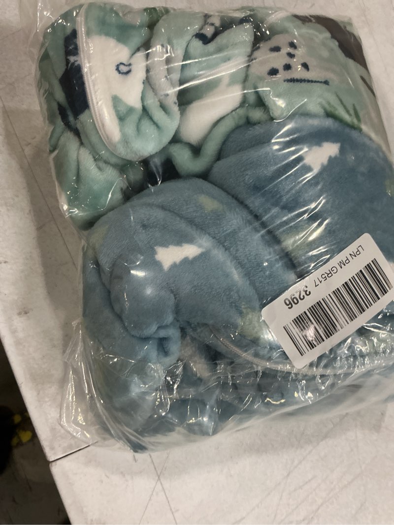 Condition photo showing Good Condition for yoofoss baby sleep sack 12-18 months, long sleeve sleep sack 1.5 tog, fleece baby wearable blanket with 2-way zipper, soft warm 1.5 tog-blue green elephant 12-18 months