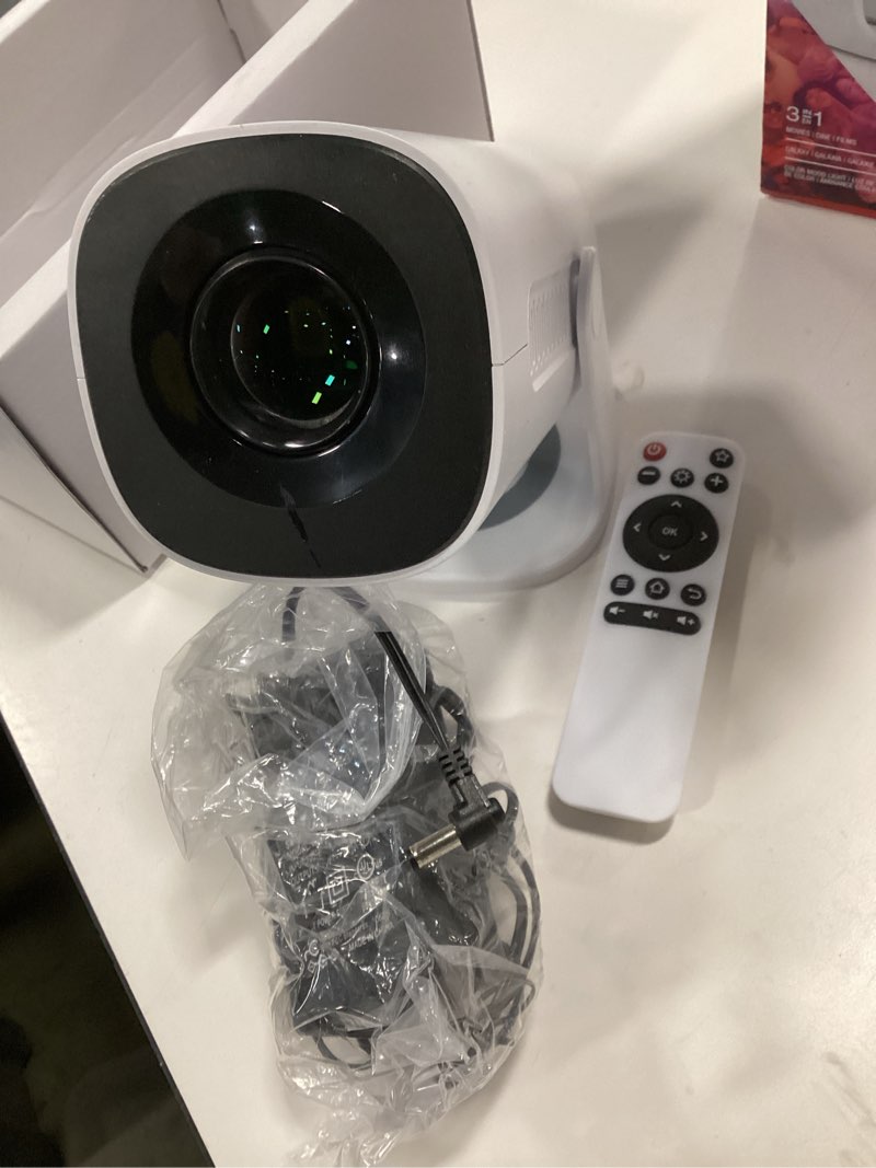 Condition photo showing As Is for GPX BEAM+ HD Projector, 1280 X 720 Resolution, 110 ANSI Lumens, Bluetooth