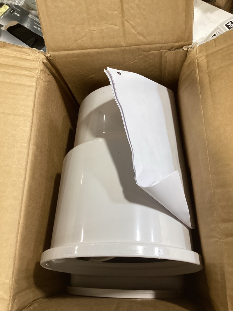 Condition photo showing As Is for swimline hydrotools standard wide mouth above ground pool skimmer kit | abs construction | pool skimmer | wide mouth | snap-in & removable weir | above ground pool skimmer | easy basket access wide-mouth (white)