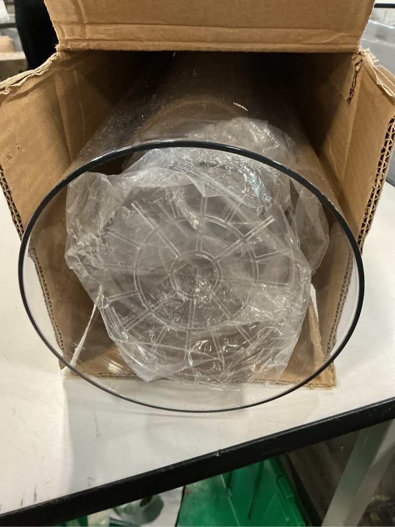 Condition photo showing Good Condition for Extra Large Acrylic Cylinder Clear Vase for Floor, 20 in Tall Big Wide Mouth Plastic Unbreakable Hurricane Flower Vases of 3 for Home Decor (D 8", D 6", D 4.8" + 3 Holder) 3-xxl Clear
