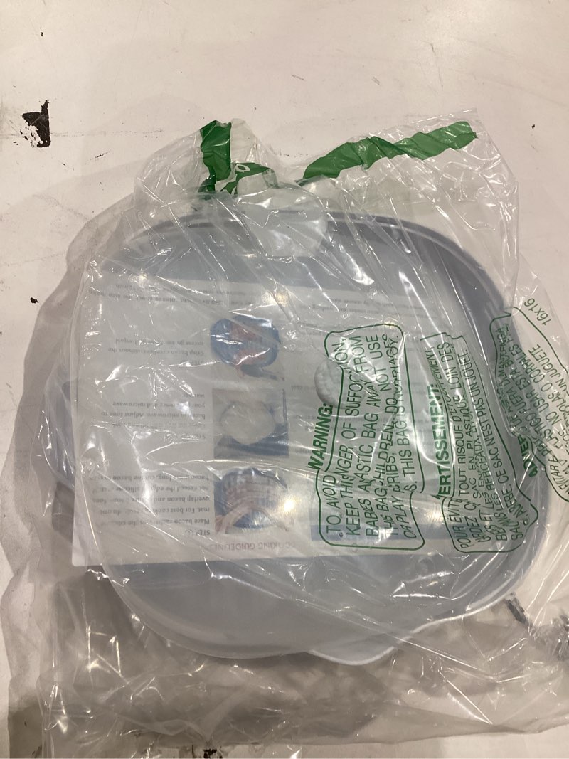 Condition photo showing Good Condition for Microwave Bacon Cooker Tray, Microwavable Bacon Grill with Splatter Lid, Make Crispy in Minutes, Length:9inch, White