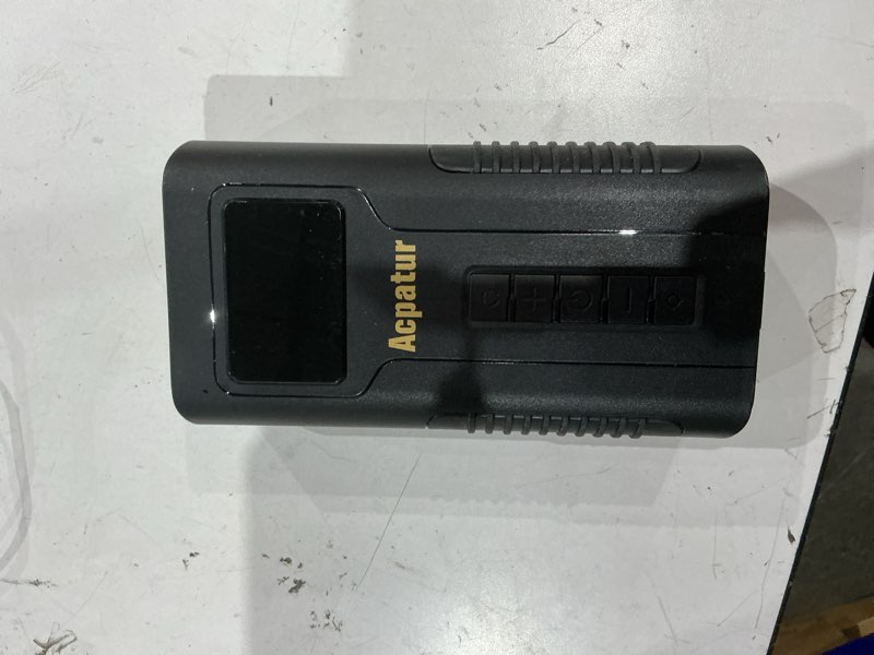 Condition photo showing Good Condition for (pump only)acpatur tire inflator portable air compressor, 150psi fast inflate cordless air pump for tires with 6000mah rechargeable battery, led light and power bank for car, bike, motorcycle, balls, rugby