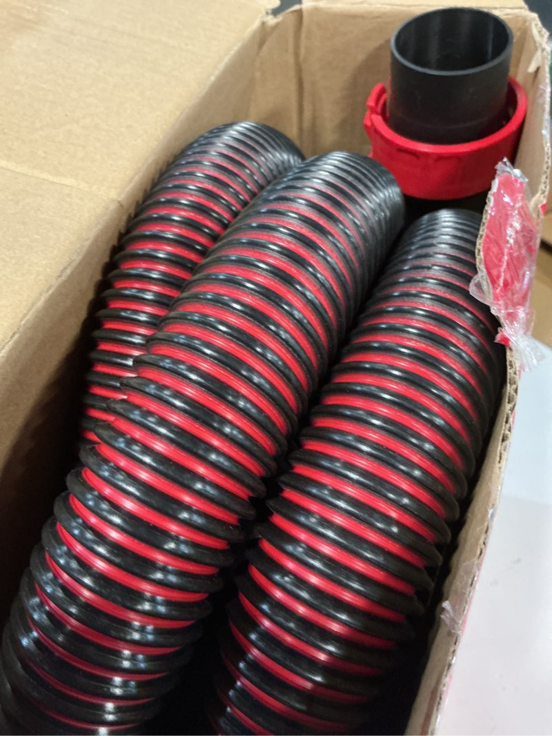 Condition photo showing Good Condition for Shop-Vac Premium Universal Hose Plastic 12'X 1-7/8", Vacuum Hose Compatible with Rigid, Dewalt, Husky, Craftsman, Bauer, Masterforce Vacuum Cleaners Red 12ft