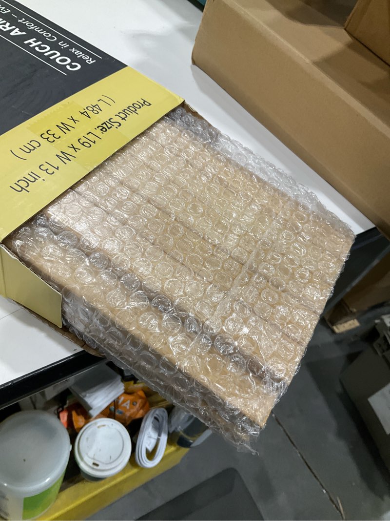 Condition photo showing Good Condition for Sofa Arm Tray,Bamboo Folding Couch Arm Tray,Sofa Armrest Trays with Anti-Slip Pad for Drinks,Snacks,Phone,Remote Control?Natural? 18.9“*13“ Natural