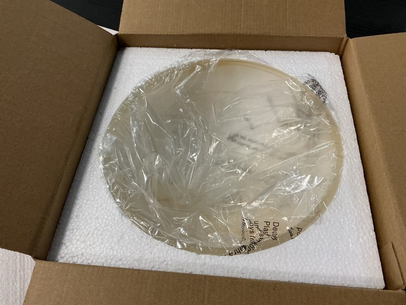 Condition photo showing Good Condition for Alabaster Amber Glass Lamp Shade Replacement for Floor Lamp,E26 Base 1-5/8 Inch Fitter 8.7” Diameter, 1.72” Opening, 3.7” Height – Lamp Shade for Floor Lamps, Replacement Glass for Wall Lamp Amber Alabaster 8-4/5"x H3-2/3"