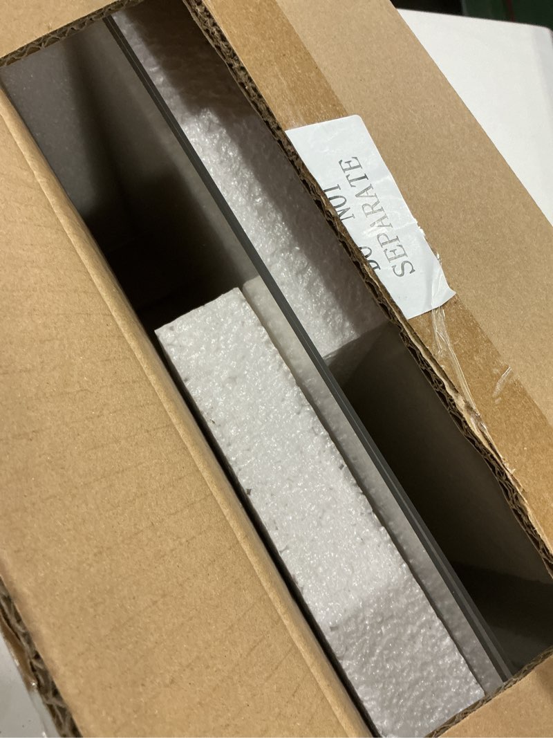 Condition photo showing Good Condition for shellwei 4 pcs 11 x 14'' acrylic sign holder clear acrylic picture frame vertical table top frame with stand double sided t shape flyer holder for paper menu photo restaurant office home