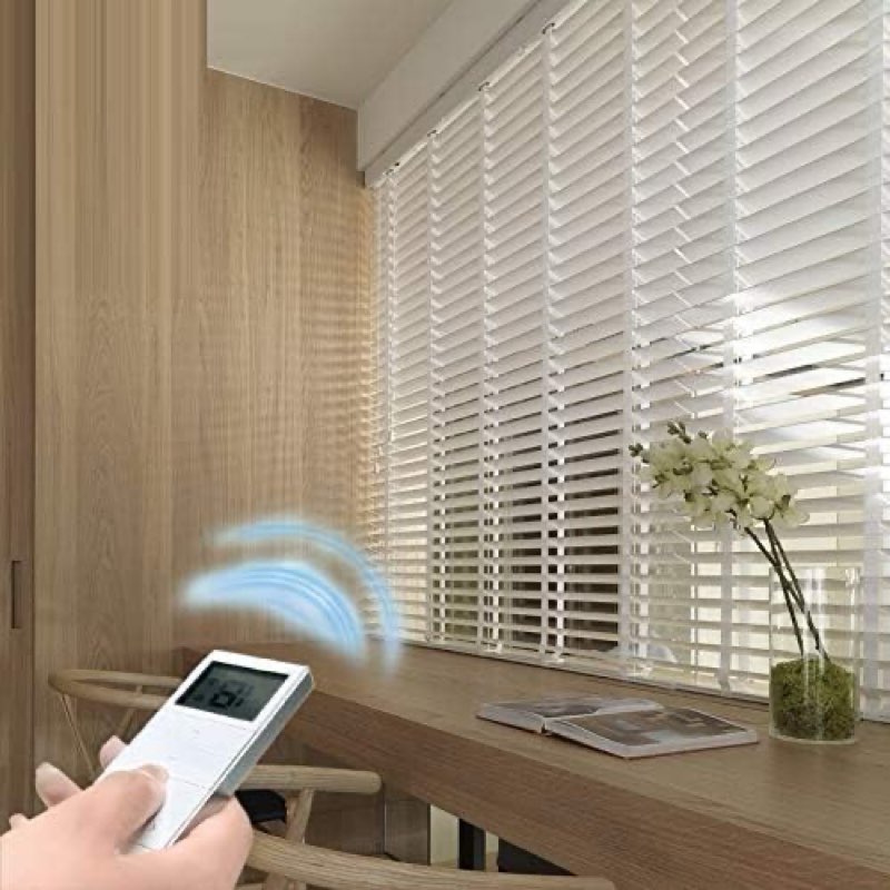 motorized wood blinds,customize electric venetian shades,timber window shutter,real wood 2inch 5cm slat,customize 250110-ly ( similar 