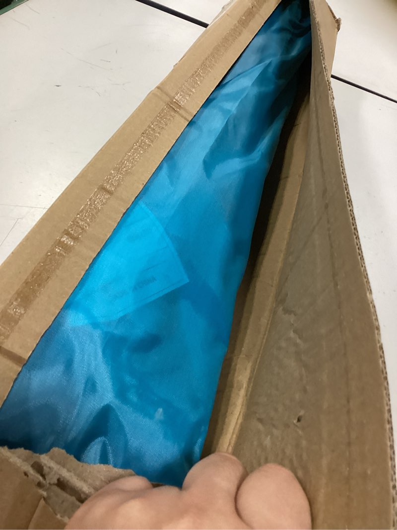 Condition photo showing Good Condition for Folding Camping Chair, 225lb Capacity, Includes Cup Holder & Side Storage Bag, 5.5lbs Portable for Beach, Camping, Sport,Blue 20.5"D x 20.5"W x 33.8"H Blue 1