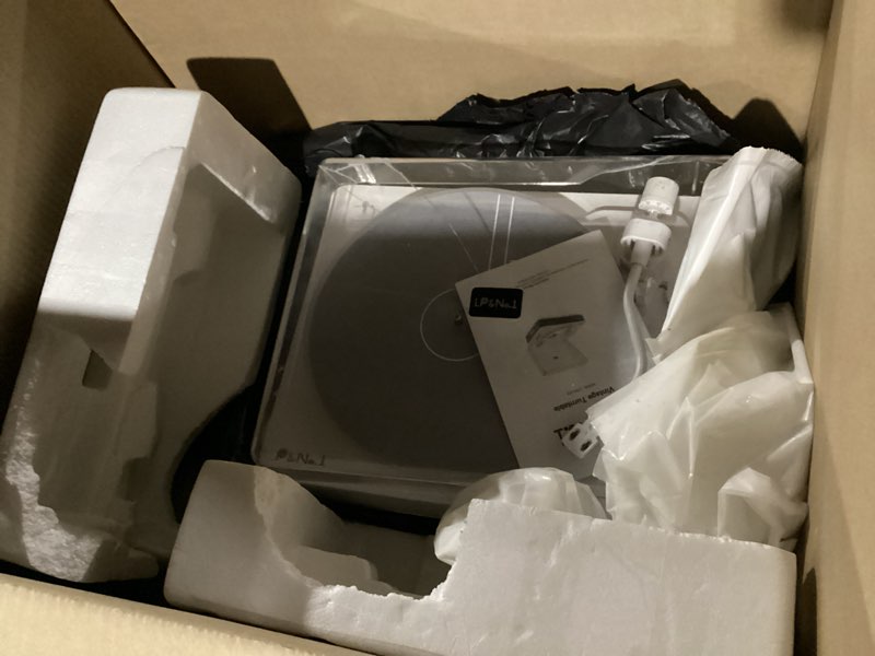 Condition photo showing Good Condition for LP&No.1 Record Player with Built-in Stereo Speakers, LED Control, 2-Speed Belt-Drive All-in-One Turntable with USB Playback & Recording, BT Input/Output, AT-3600L Cartridge, Pitch Control | White