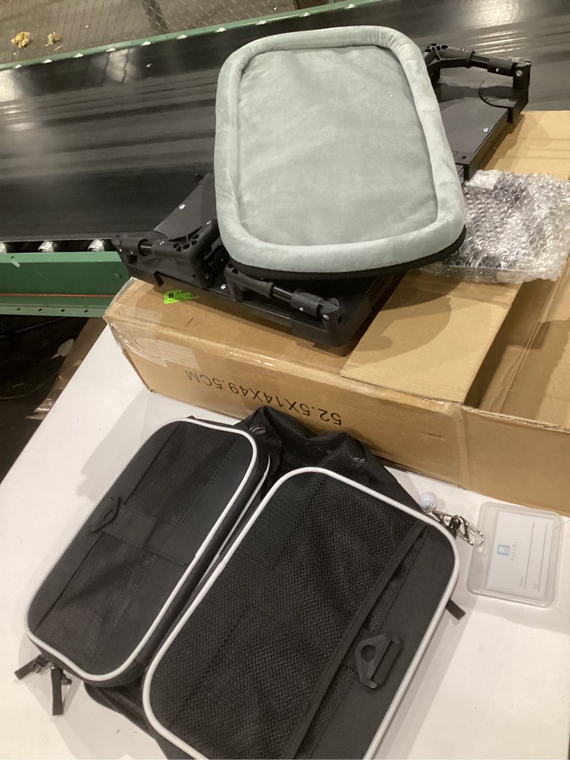 Condition photo showing Good Condition for (similar to stock photos, size unknown)petskd small pet carrier with wheels allegiant/spirit airlines approved, rolling pet carrier for small dogs & cats (black) pblack and wheeled