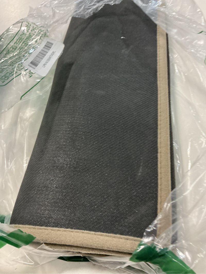 Condition photo showing Good Condition for door mat 17"x30", thin dirt trapper entryway door mats non slip washable doormat, low-profile welcome mat for inside front backdoor and entrance brown 17" x 30"