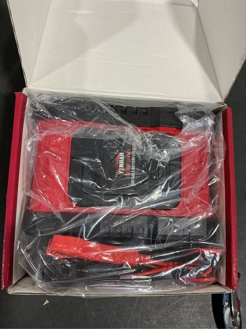 Condition photo showing New/Like New for YONHAN Battery Charger 20A 12V/24V LiFePO4 Lead Acid Fully Automatic Battery Maintainer, Car Battery Trickle Charger Automotive w/Repair, Winter Mode, for AGM, STD, Gel, Deep Cycle Batteries