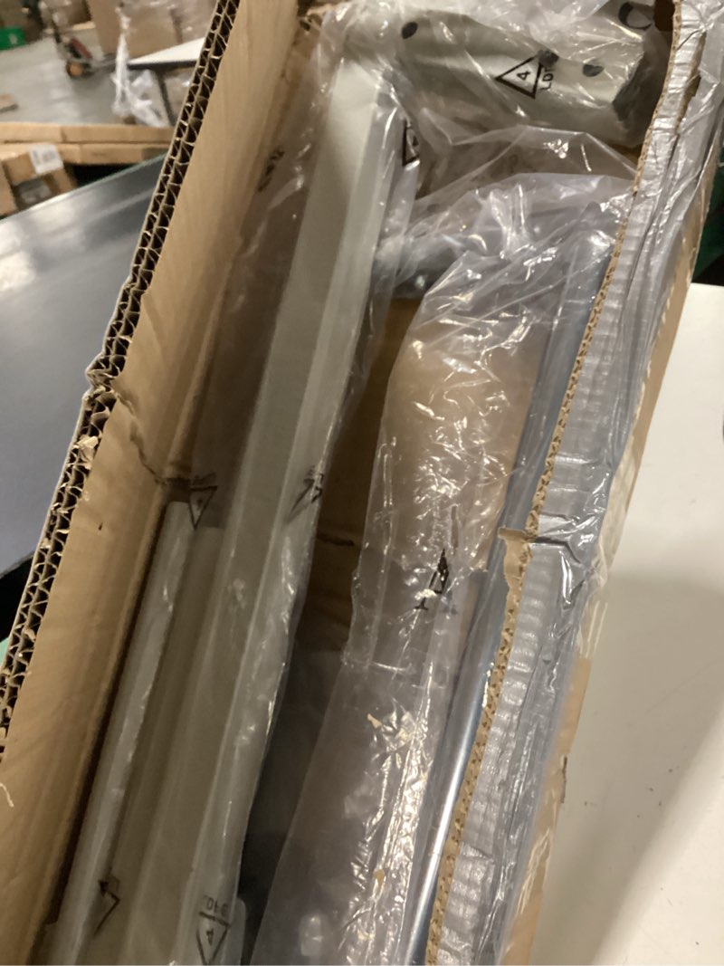 Condition photo showing Good Condition for Simple Houseware Industrial Grade Z-Base Garment Rack  400lb Load with 62 Inch Extra Long bar  Silver