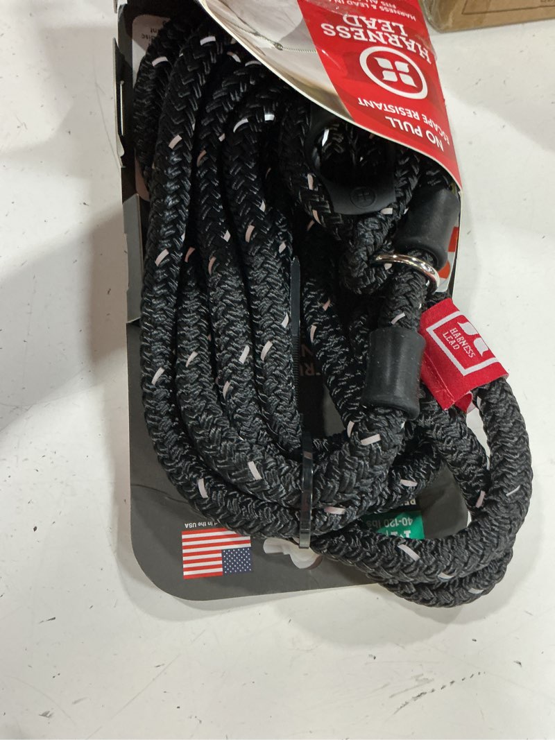 Condition photo showing Good Condition for harness lead escape resistant, reduces pull dog harness, medium/large, black black medium/large (40-120 lbs)