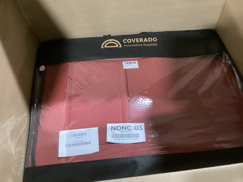 Condition photo showing Good Condition for Coverado Seat Covers, Car Seat Covers Front Seats, Car Seat Cover, Car Seat Protector Waterproof, Car Seat Cushion Nappa Leather, Red Seat Covers Carseat Cover Universal Fit for Most Cars Red Front