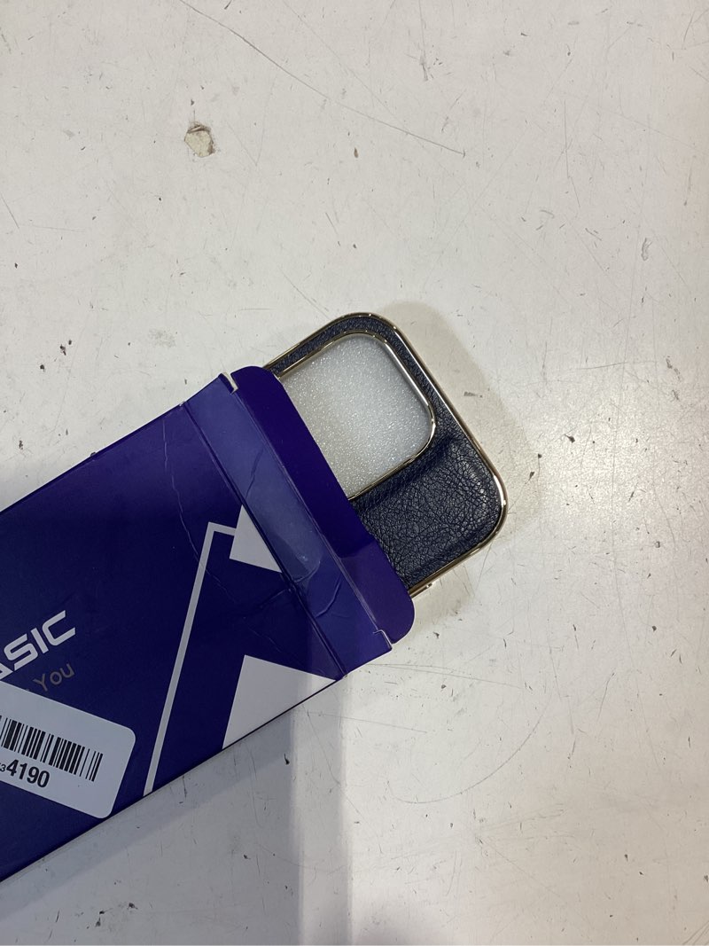 Condition photo showing Good Condition for lohasic case for iphone 16 pro leather, classic design soft back cover shockproof protective men women cases for iphone 16 pro 6.3 inch display 2024, navy blue navy blue for iphone 16 pro