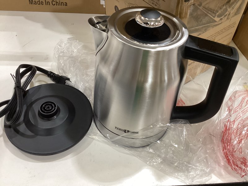 Condition photo showing Good Condition for electric kettle temperature control, 1.7l 1500w electric tea kettle with 13 temperature settings, strix thermostat, led display&touch control, auto shut-off protection, boil dry protection