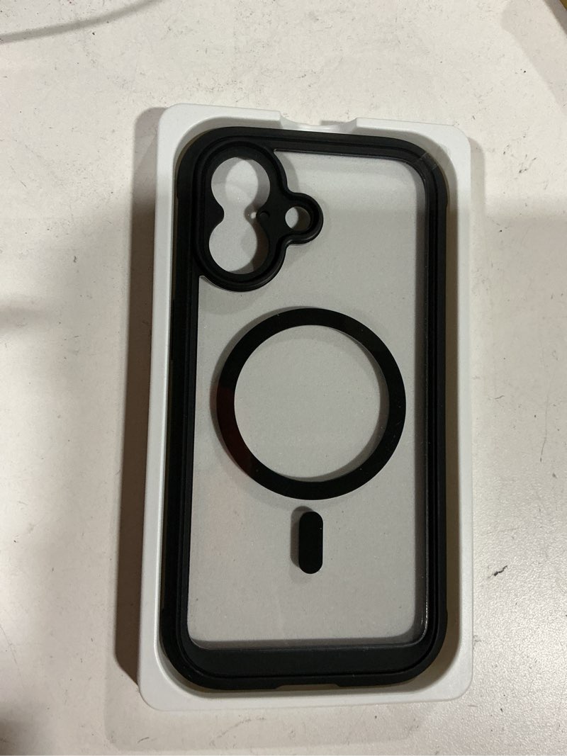 Condition photo showing Good Condition for miracase for iphone 17 case 6.3'', full-body bumper military drop protection outdoor phone case with built-in glass screen &camera control,easy installation,no gap,compatible with magsafe,black iphone 17 black