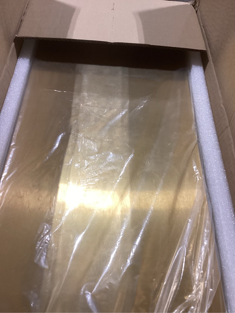 Condition photo showing Good Condition for SaniteModar Shower Niche, Stainless Steel Shower Niche 12" X 24" No Tile Needed, Recessed for Bathroom Storage, Brushed Gold (Brushed Gold, 12x24) Brushed Gold 12" x 24", Single