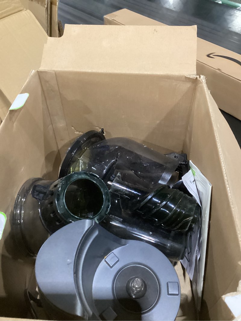 Condition photo showing As Is for cuisinart csj-300 easy clean slow juicer, black and grey