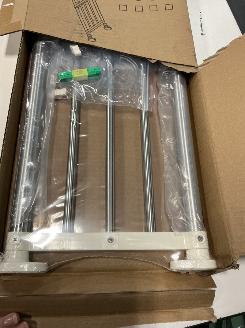 Condition photo showing Good Condition for baoyouni tension closet shelf, adjustable storage rack separator wardrobe cupboard divider organizer rod for kitchen bathroom bedroom, 23.62-39.37 inch (23.62-39.37) in