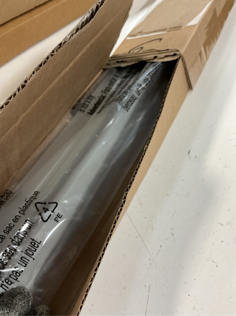 Condition photo showing Good Condition for lazblinds cordless cellular shades, no tools no drill light filtering honeycomb shades pleated blinds for windows, 31.5'' w x 48'' h, light grey light filtering-light grey 31 1/2'' w x 48'' h