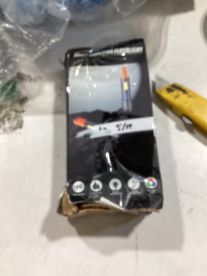 Condition photo showing As Is for sursnong x723 led flashlights with 3000 high lumens - bright zoomable rechargeable flashlights with 