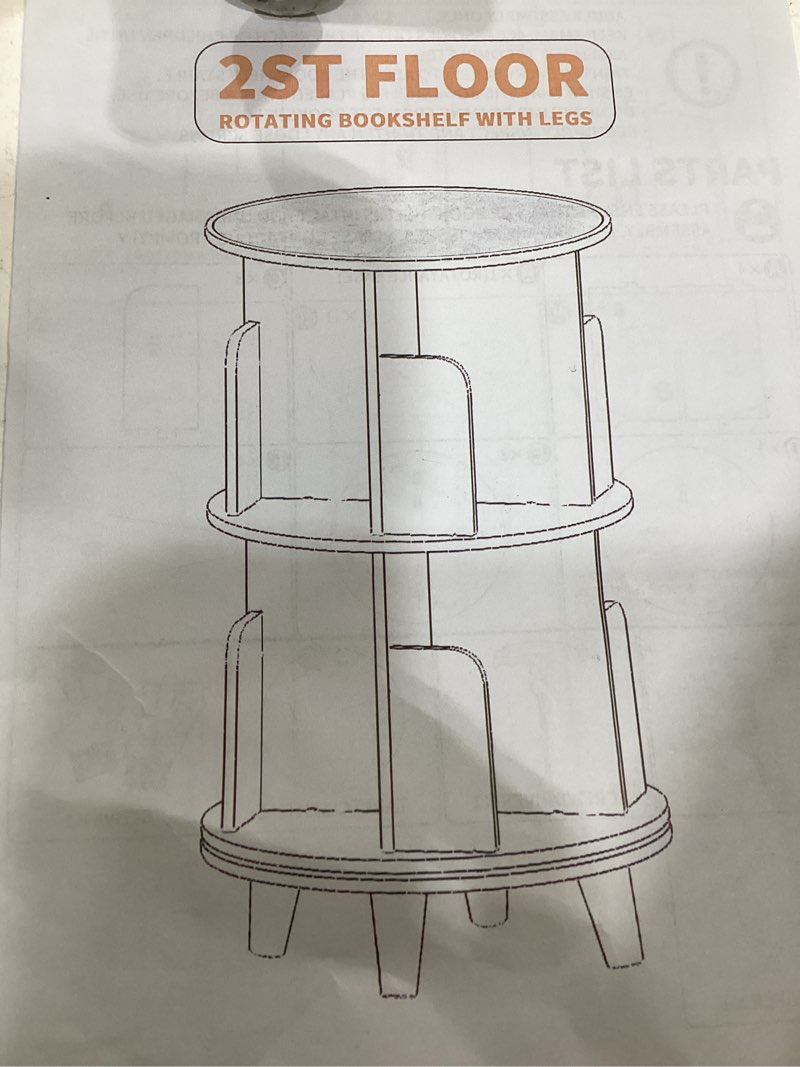 rotating bookshelf
