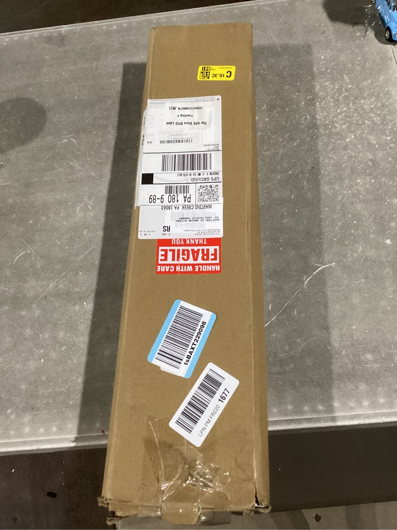 Condition photo showing New/Like New for Alise Bathroom Shelf Wall Mounted, Brushed Nickel Large Capacity Glass Shelf for Bathroom, 24 inch