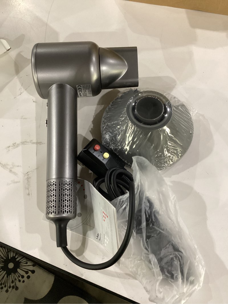 Condition photo showing Good Condition for hair dryer, 160000 rpm high-speed ionic blow dryer with magnetic diffuser, fast-drying hair dryer for women, 500m negative ions frizz control, low-noise hairdryer for home & salon