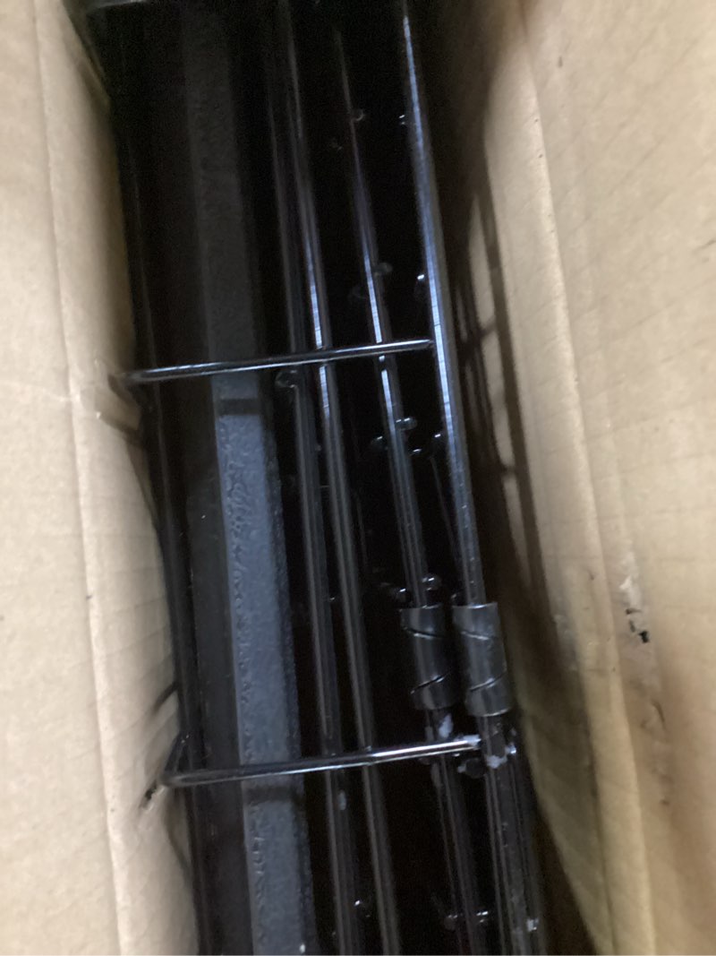 Condition photo showing Good Condition for DUMOS Dog Crate with Double Doors, Metal Foldable Pet Cage with Plastic Removable Tray, Portable Large Kennel for Outdoor Indoor with Handle, Black, 42 Inch 42.0"L x 27.0"W x 28.7"H Double Door