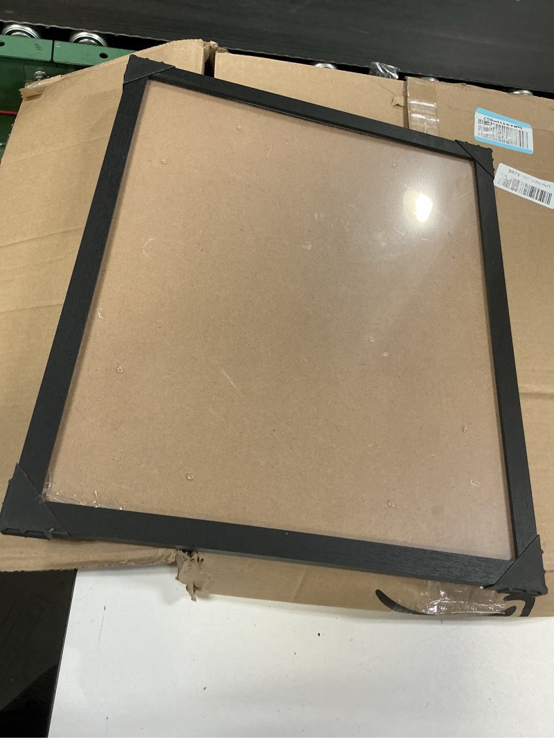 Condition photo showing As Is for brick a brack red geometric mid-century postmodern retro abstract painting illustration wall art print on canvas with black frame