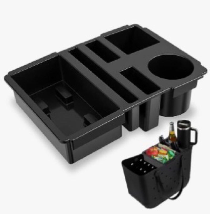 Topper Tray Cup Holder Accessories for Bogg Bag, Waterproof PVC Cup Holder for Stanley Cup, Organize