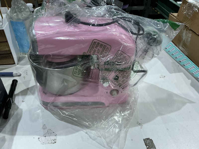 Pink kitchen mixer