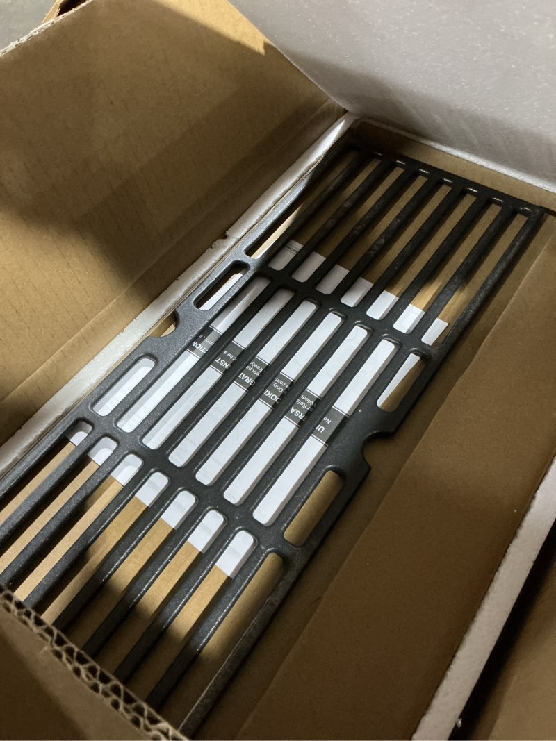 Condition photo showing Good Condition for grill grates for charbroil performance 463342119 463347017 463335517 463376017, grill grates replacement for char-broil 463347418 463347519 463342118 463347518, g470-0003-w1 g470-0002-w1, 18" x 25" cast iron 18x25"