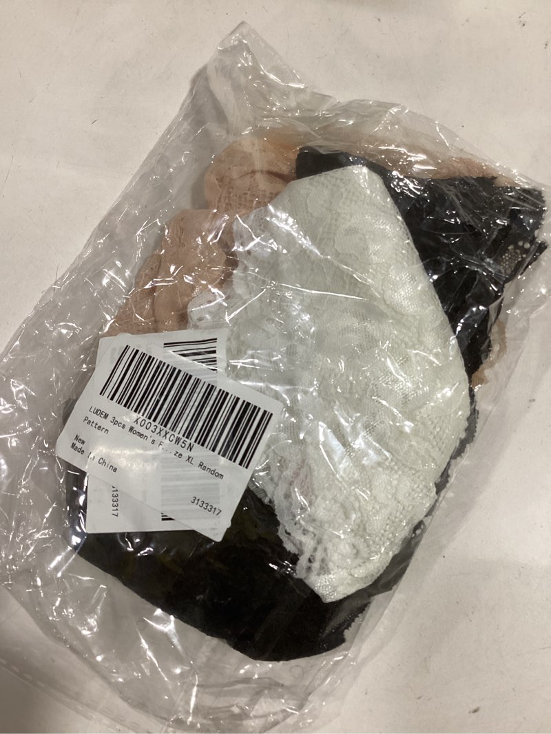 Amosfun Womens Tops 3Pcs Womens Floral Lace Tube Bandeau Bra Stretchy Strapless Bandeau Seamless Non