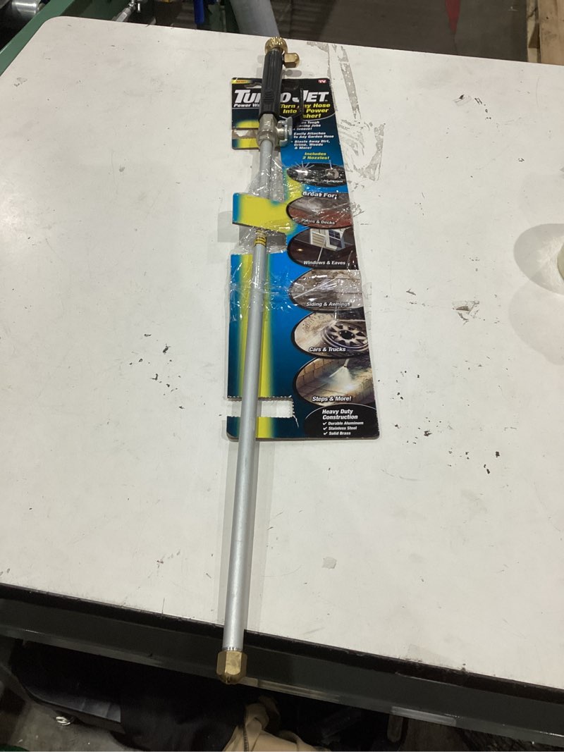 Condition photo showing As Is for turbo jet 2-pattern adjustable nozzle