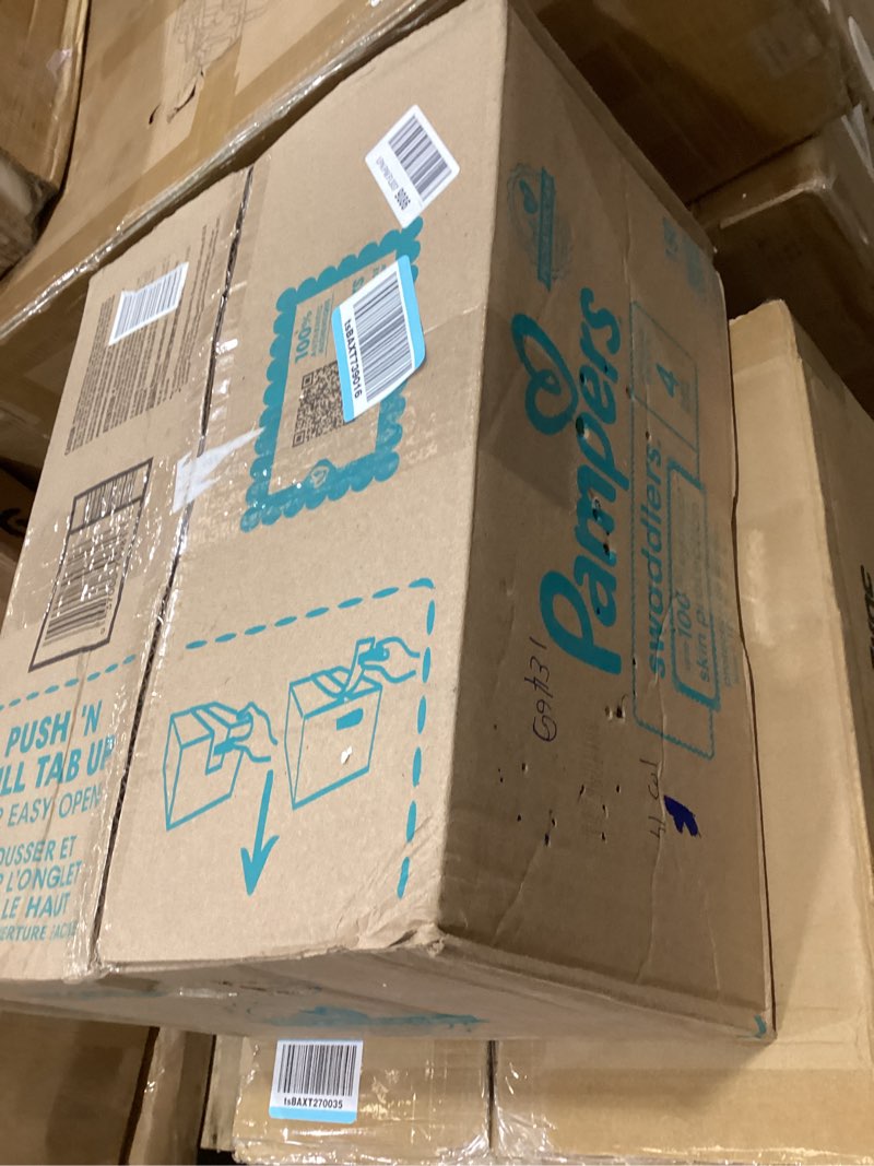 Condition photo showing Good Condition for pampers swaddlers diapers size 4  150 count (select for more options)
