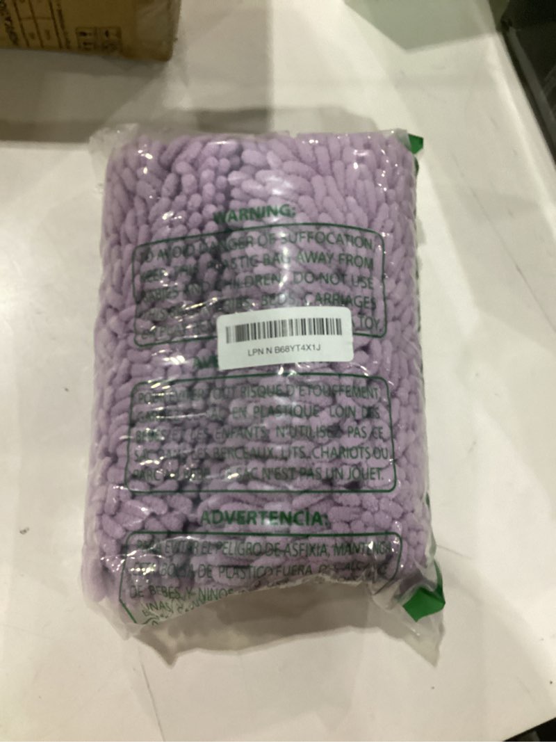Condition photo showing Good Condition for olanly bathroom rugs 24x16, extra soft absorbent chenille bath rugs, rubber backing quick dry, machine washable bath mats for bathroom floor, tub and shower, home decor accessories, lavender 24" x 16" lavender