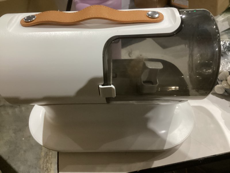 Condition photo showing As Is for Pet grooming vacuum kit model pg100