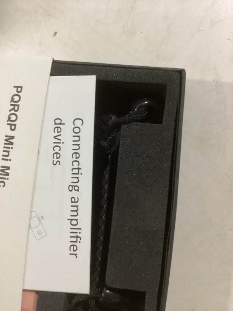 Condition photo showing New/Like New for PQRQP 3 in 1 Wireless Lavalier Microphone for iPhone, iPad, Android, Camera, Mini Microphone, 7-Hour Battery, High Definition Sound Quality for Interview, Video Podcast, Vlog (Pink)