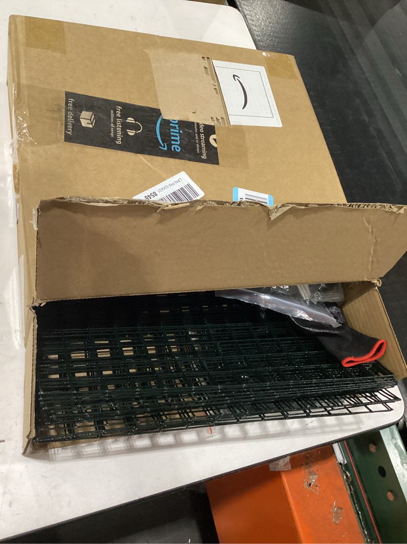 Condition photo showing Good Condition for 18 pcs plant protector from animals,13.5" dia x 14" h pre-bent wire plant protectors, metal plant cages for outdoor plants plant cage & supports keep animals out garden
