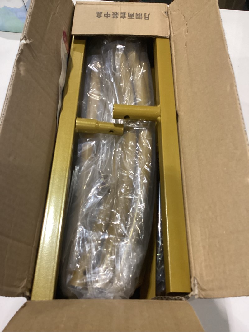 Condition photo showing New/Like New for Wedding Arch Backdrop Stand Set of 2 (7.2FT, 6FT),Gold Metal Arch Backdrop Stand,Balloon Arch Stand for Wedding Ceremony Baby Shower Outdoor Indoor Birthday Party Graduation Decoration Gold 6,7.2 Ft