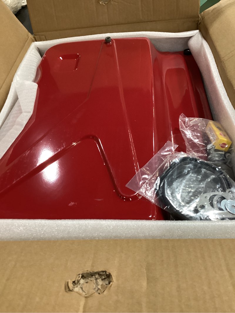 Condition photo showing Good Condition for jjing universal 7 gallon generator gas fuel tank with compatible with honda generator ec6500 em6500 em5500 em5000s eb5000x eb6500 eel6500cxs and more other genereators
